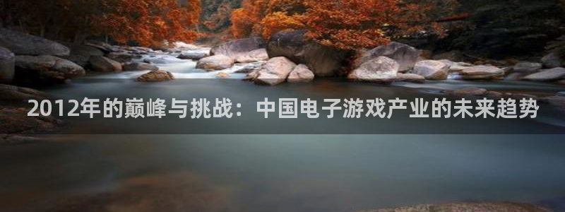 鼎点娱乐注册测速：2012年的巅峰与挑战：中国电子游戏产业的